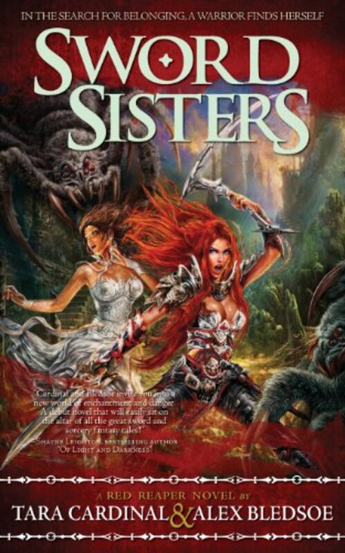 Book cover for "Sword Sisters" by Alex Bledsoe
