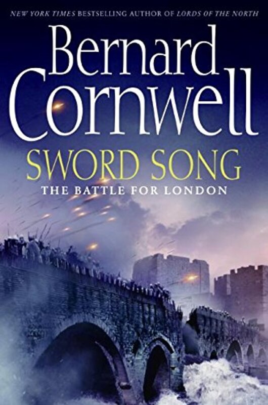 Book cover for "Sword Song" by Bernard Cornwell