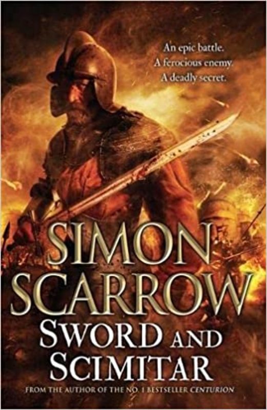 Book cover for "Sword and Scimitar" by Simon Scarrow