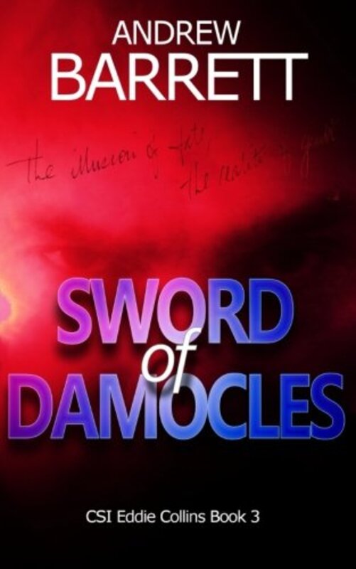 Book cover for "Sword of Damocles" by Andrew Barrett