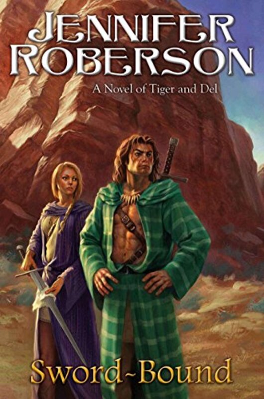 Book cover for "Sword-Bound" by Jennifer Roberson