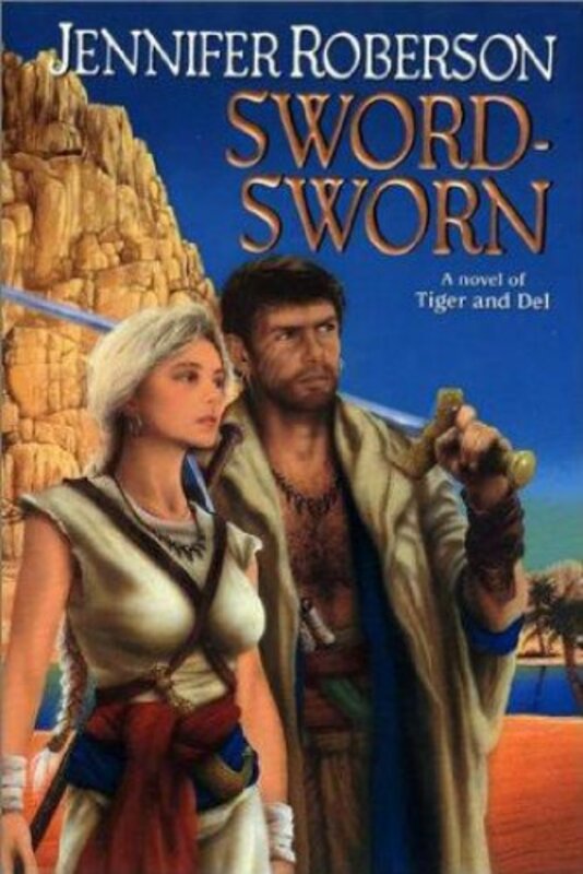 Book cover for "Sword-Sworn" by Jennifer Roberson