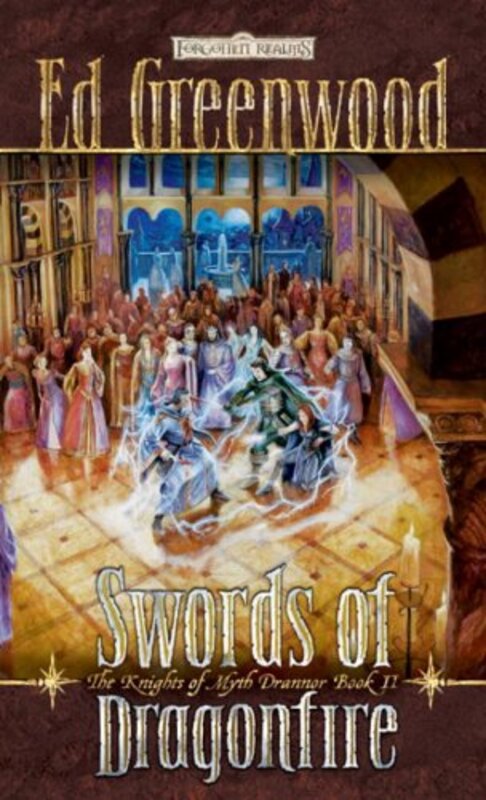 Book cover for "Swords of Dragonfire" by Ed Greenwood