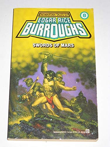 Book cover for "Swords of Mars" by Edgar Rice Burroughs