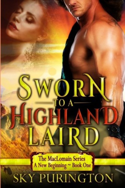 Book cover for "Sworn to a Highland Laird" by Sky Purington