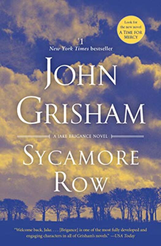 Book cover for "Sycamore Row"