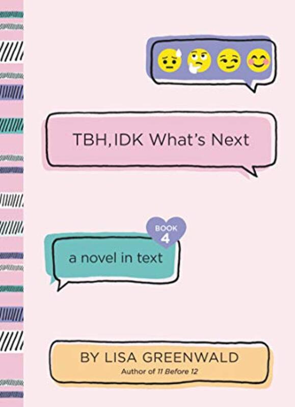Book cover for "TBH, IDK What's Next" by Lisa Greenwald