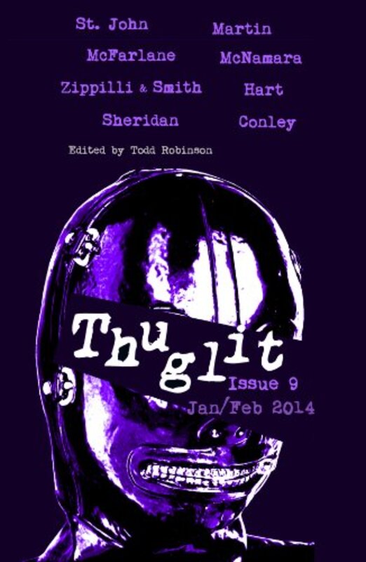 Book cover for "THUGLIT Issue Nine" by Jen Conley