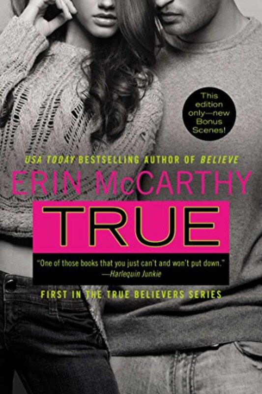 Book cover for "TRUE" by Erin McCarthy