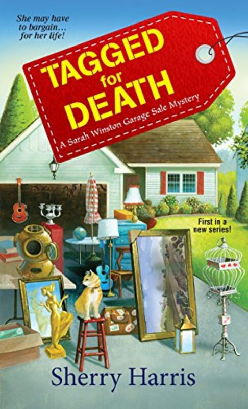 Book cover for "Tagged for Death" by Sherry Harris