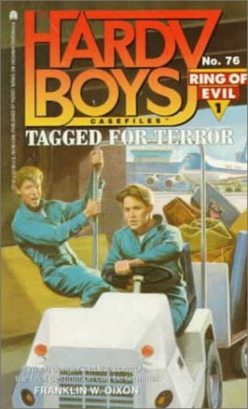 Book cover for "Tagged for Terror" by Franklin W Dixon