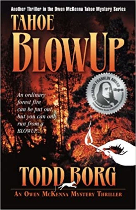 Book cover for "Tahoe Blowup" by Todd Borg