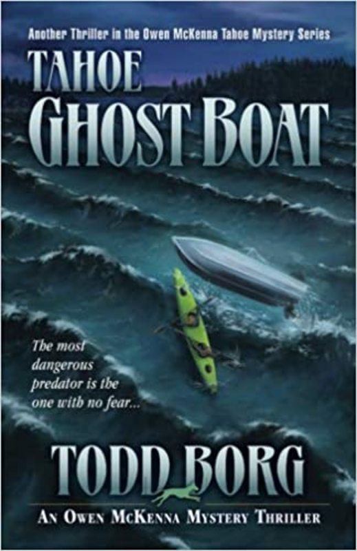 Book cover for "Tahoe Ghost Boat" by Todd Borg