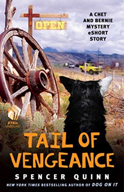 Book cover for "Tail of Vengeance" by Spencer Quinn