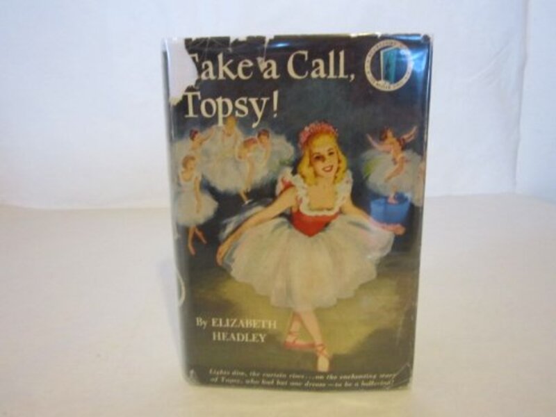 Book cover for "Take a call, Topsy!" by Betsy Allen