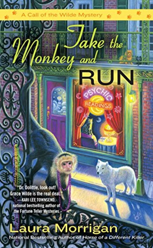 Book cover for "Take the Monkey and Run" by Laura Morrigan
