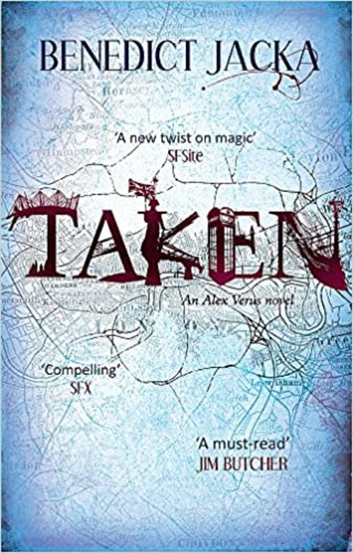 Book cover for "Taken" by Benedict Jacka