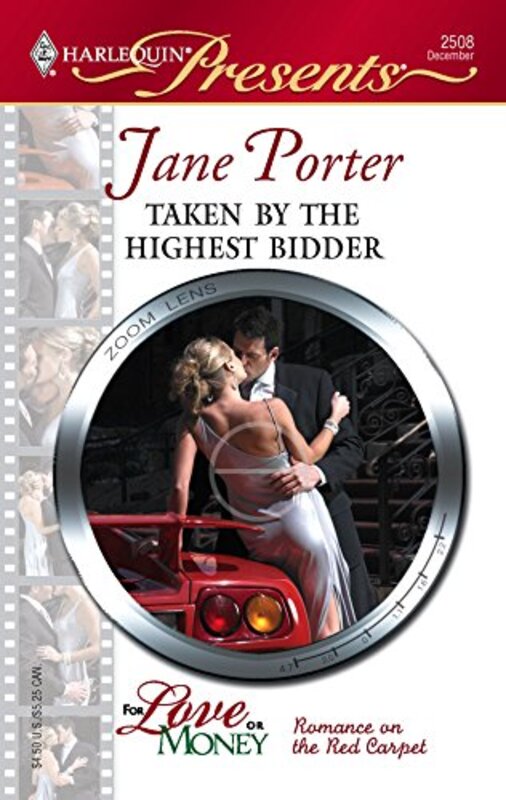 Book cover for "Taken by the Highest Bidder" by Jane Porter