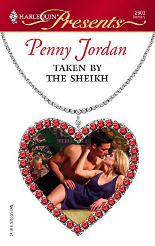 Book cover for "Taken by the Sheikh" by Penny Jordan