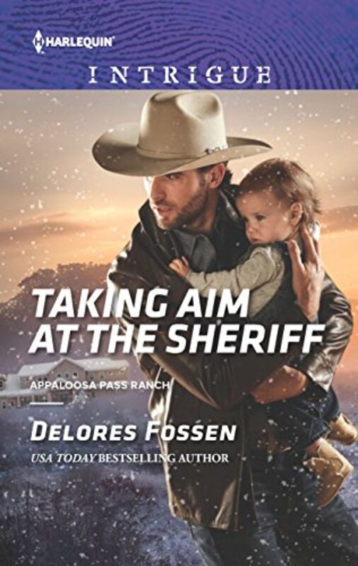 Book cover for "Taking Aim at the Sheriff" by Delores Fossen