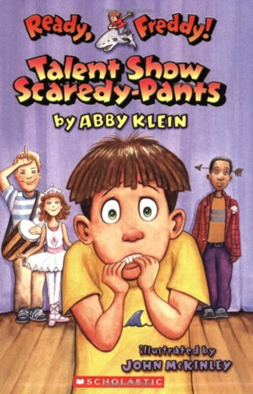 Book cover for "Talent Show Scardey-Pants" by Abby Klein