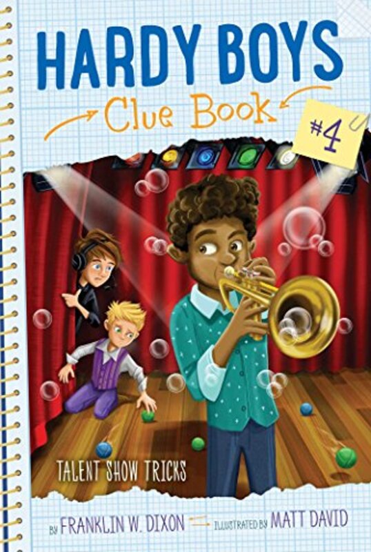 Book cover for "Talent Show Tricks" by Franklin W Dixon