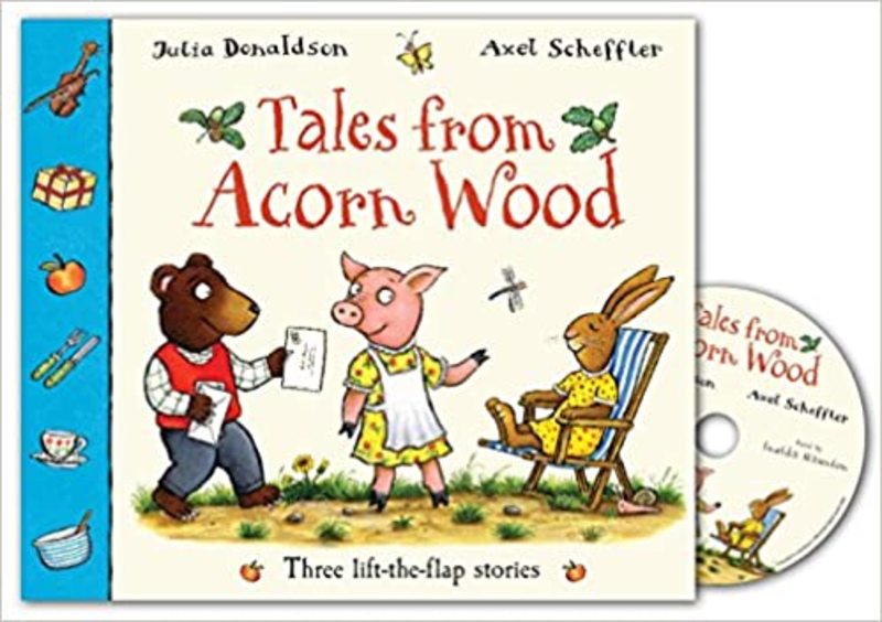 Book cover for "Tales from Acorn Wood" by Julia Donaldson