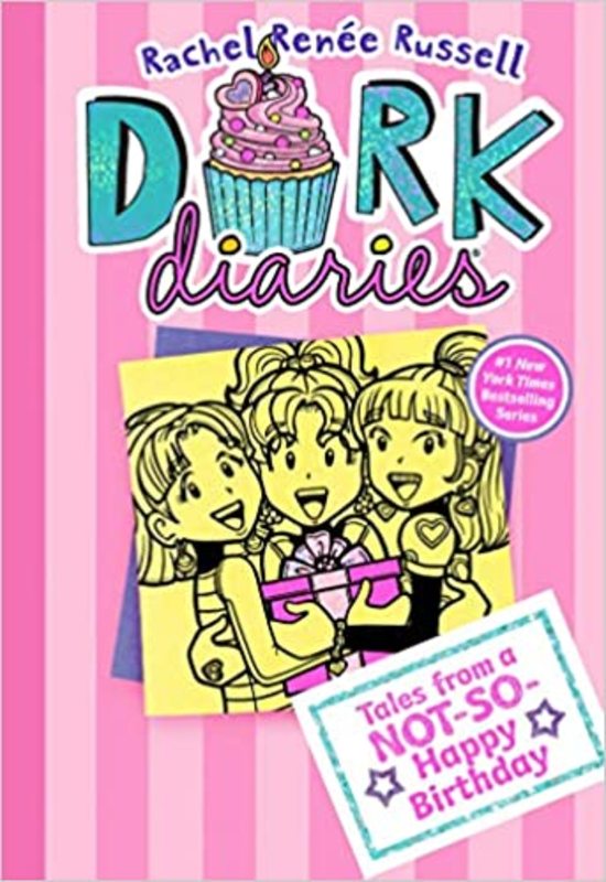 Book cover for "Tales from a Not-So-Happy Birthday / Birthday Drama!" by Rachel Renee Russell