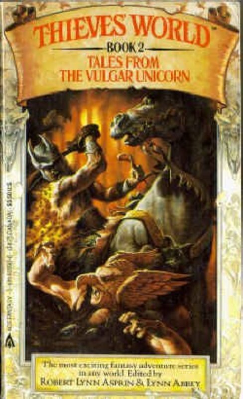 Book cover for "Tales from the Vulgar Unicorn" by Robert Asprin