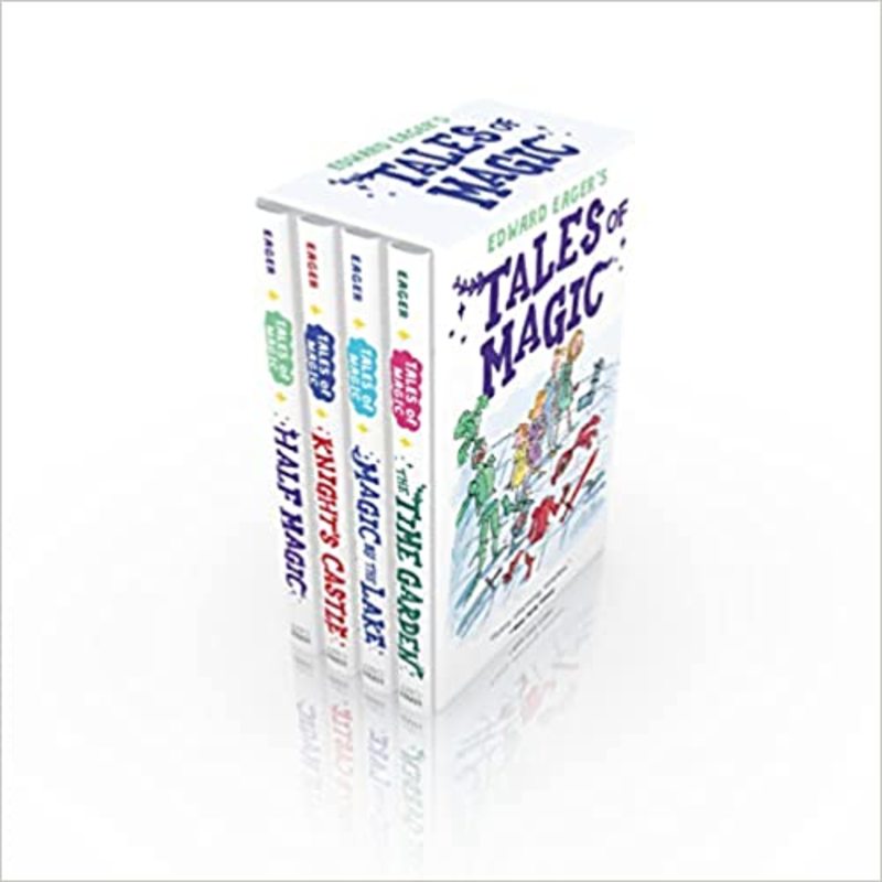 Book cover for "Tales of Magic Boxed Set" by Edward Eager