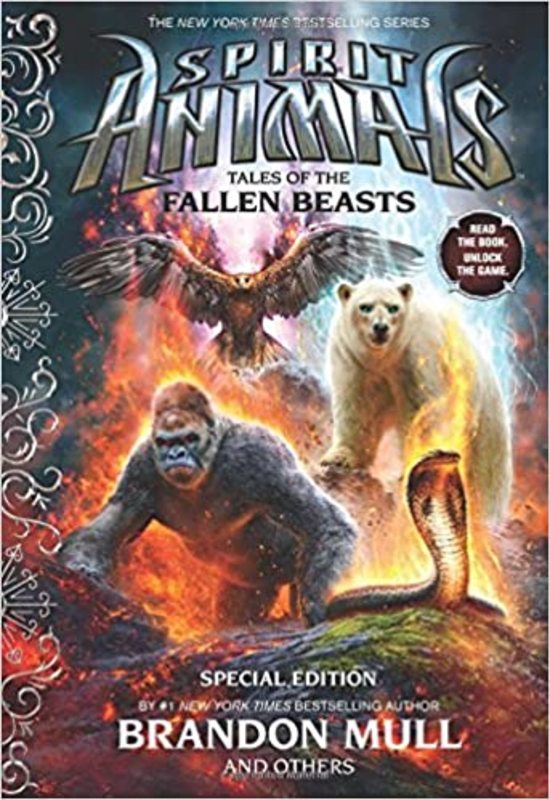 Book cover for "Tales of the Fallen Beasts" by Brandon Mull