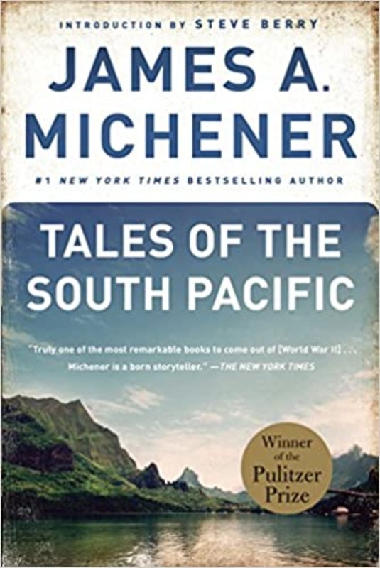 Book cover for "Tales of the South Pacific" by James A. Michener