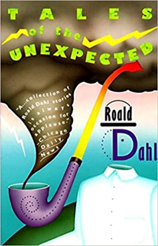 Book cover for "Tales of the Unexpected" by Roald Dahl