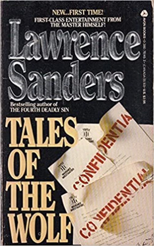 Book cover for "Tales of the Wolf" by Lawrence Sanders