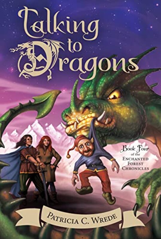 Book cover for "Talking to Dragons" by Patricia C Wrede