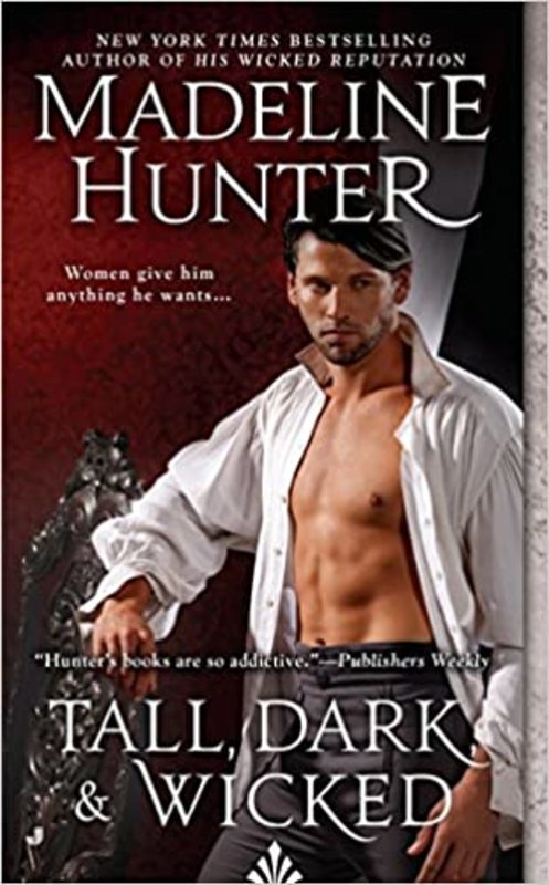 Book cover for "Tall, Dark and Wicked" by Madeline Hunter