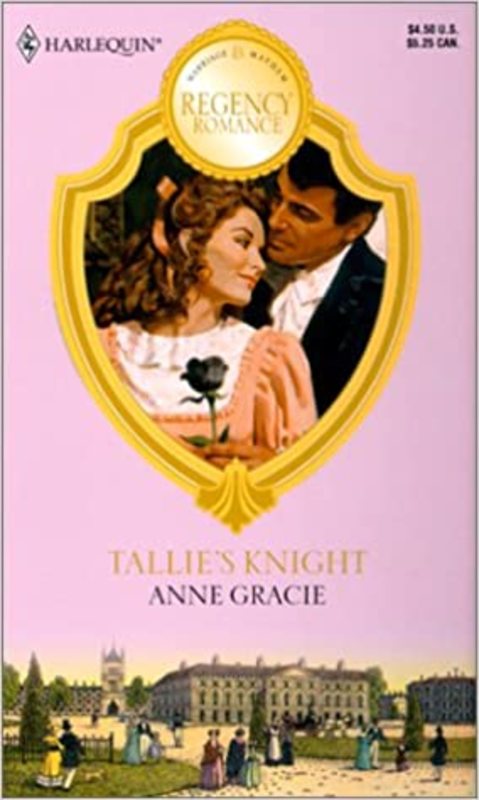 Book cover for "Tallie's Knight" by Anne Gracie