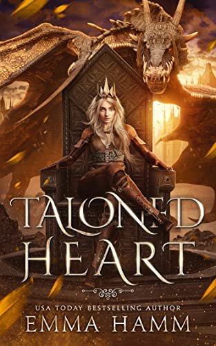 Book cover for "Taloned Heart" by Emma Hamm