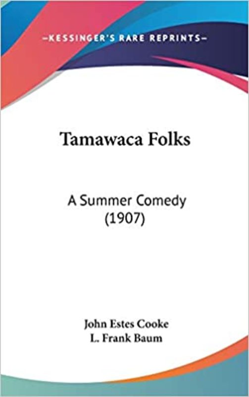 Book cover for "Tamawaca Folks" by L Frank Baum