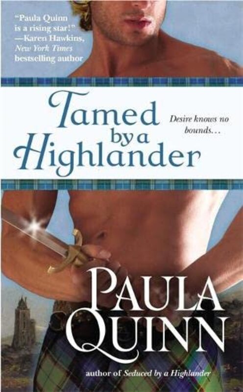 Book cover for "Tamed by a Highlander" by Paula Quinn