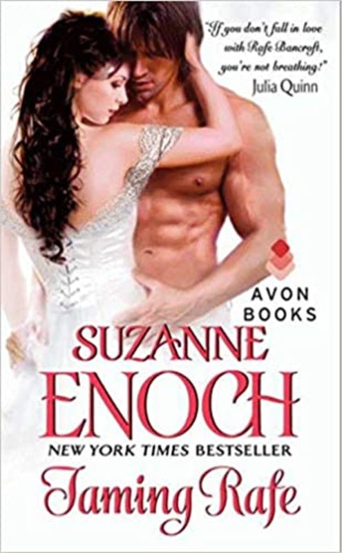 Book cover for "Taming Rafe" by Suzanne Enoch