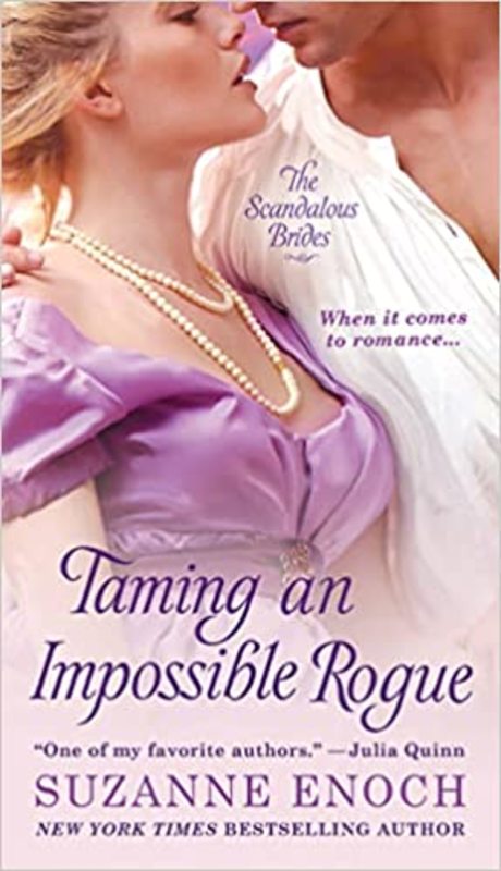 Book cover for "Taming an Impossible Rogue" by Suzanne Enoch