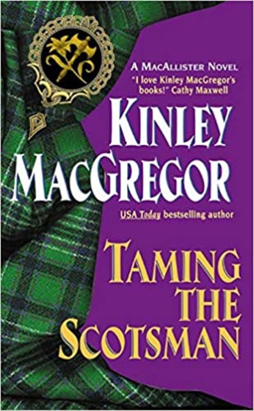 Book cover for "Taming the Scotsman" by Sherrilyn Kenyon