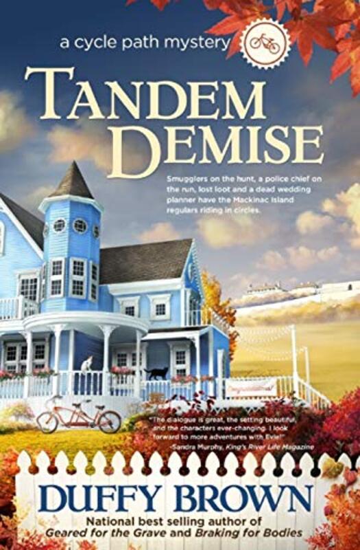Book cover for "Tandem Demise" by Duffy Brown