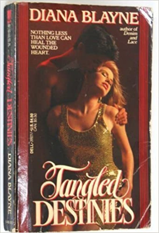 Book cover for "Tangled Destinies" by Diana Palmer