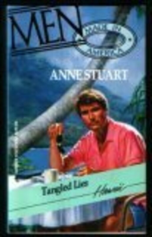 Book cover for "Tangled Lies" by Anne Stuart