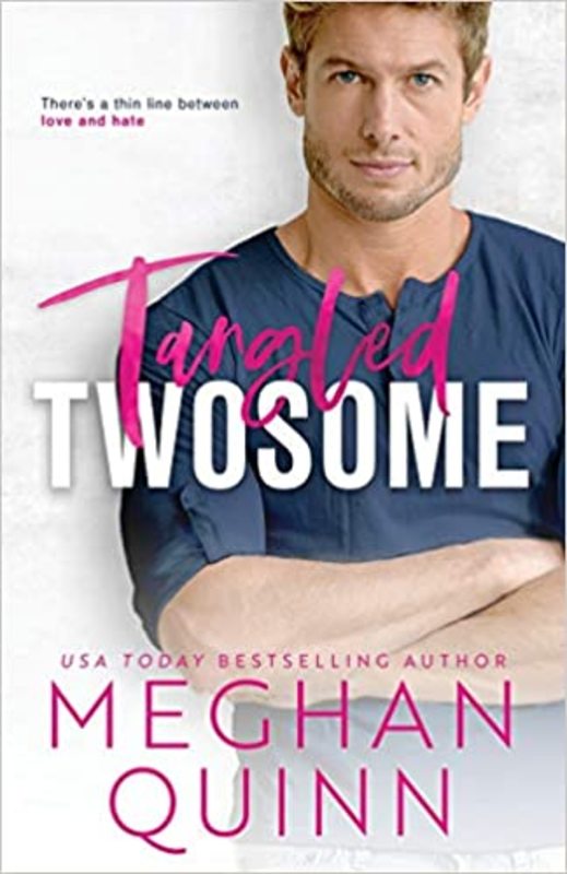 Book cover for "Tangled Twosome" by Meghan Quinn