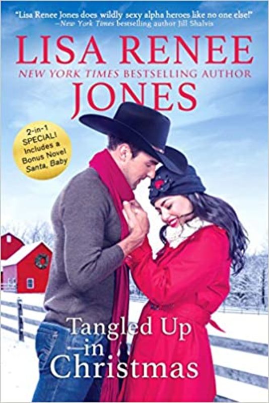 Book cover for "Tangled Up In Christmas" by Lisa Renee Jones