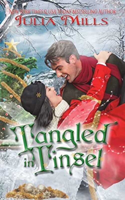 Book cover for "Tangled in Tinsel" by Julia Mills