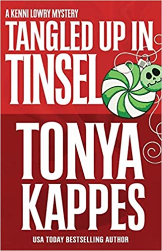 Book cover for "Tangled up in Tinsel" by Tonya Kappes